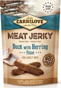 Brit Carnilove Dog Jerky Duck & Herring Fillet - kaczka i filet ze śledzia 100g 1