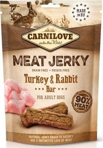 Brit Carnilove Dog Jerky Turkey & Rabbit Bar - indyk i królik 100g 1