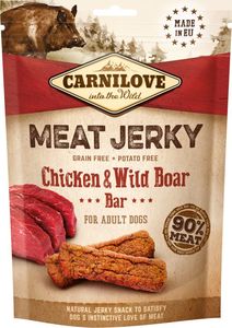 Brit Brit Carnilove Jerky Chicken & Wild Boar Bar Kurczak Dzik Przysmak Dla Psa 100 g 1