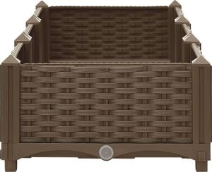 vidaXL Donica do podniesionej rabaty, 120x40x23 cm, polipropylen 6