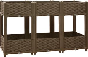 vidaXL Donica do podniesionej rabaty, 120x40x71 cm, polipropylen 2