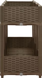 vidaXL Donica do podniesionej rabaty, 120x40x71 cm, polipropylen 4