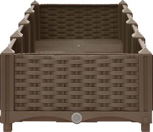 vidaXL Donica do podniesionej rabaty, 160x40x23 cm, polipropylen 6