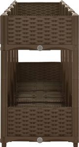 vidaXL Donica do podniesionej rabaty, 160x40x71 cm, polipropylen 4