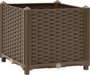 vidaXL Donica do podniesionej rabaty, 40x40x38 cm, polipropylen 2