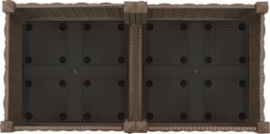 vidaXL Donica do podniesionej rabaty, 80x40x23 cm, polipropylen 7