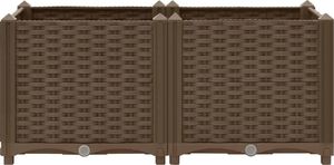 vidaXL Donica do podniesionej rabaty, 80x40x38 cm, polipropylen 5