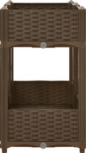 vidaXL Donica do podniesionej rabaty, 80x40x71 cm, polipropylen 4