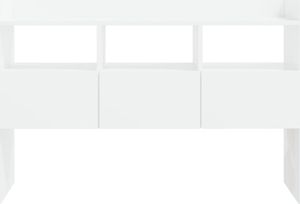 vidaXL Szafka na wysoki połysk, biała, 105x30x70 cm, płyta wiórowa 6