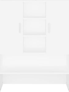 vidaXL Szafka na pralkę, biała, 70,5x25,5x90 cm 5