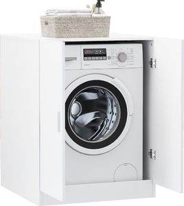 vidaXL Szafka na pralkę, biała, 71x71,5x91,5 cm 3