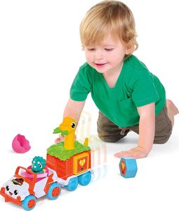 Tomy Toomies jeep z dino przyczepą Jurassic World TOMY 4