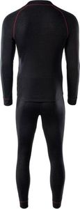 Hi-Tec Bielizna termoaktywna męska zestaw bluza + spodnie kalesony legginsy Hi-tec Sorin set czarna rozmiar M 3