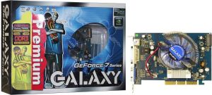 Karta graficzna Galax GeForce 7600 7600GS 256MB DDR3/128bit TV/DVI Zalman 1,4ns 500/1400 1