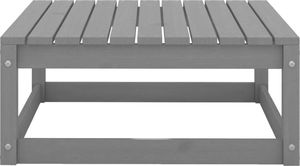 vidaXL 2-cz. zestaw wypoczynkowy do ogrodu, z poduszkami, szary, sosna 5