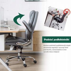 Krzesło biurowe Mebel Elite Paris Szare 4