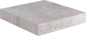 vidaXL Półki ścienne, 4 szt., szarość betonu, 23 x 23,5 x 3,8 cm, MDF 4