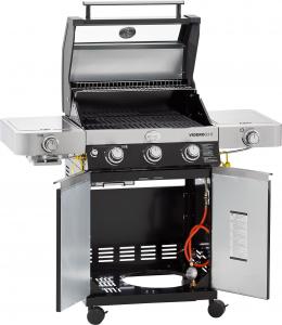 Roesle Grill ogrodowy gazowy Videro G3-S Vario ruszt żeliwny 60x45 cm 3