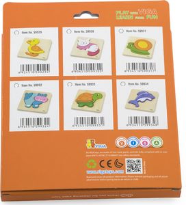 Viga 59934 Pierwsze puzzle na podkładce - rybka 2