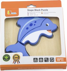 Viga 59934 Pierwsze puzzle na podkładce - rybka 3