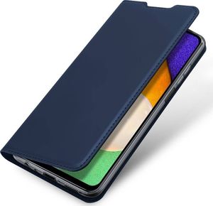 Dux Ducis Etui SAMSUNG GALAXY A03S z klapką Dux Ducis skórzane Skin Leather granatowe 1