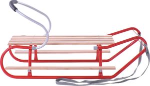 Kimet Sanki z oparciem i podnóżkami Duo-Max czerwone 2