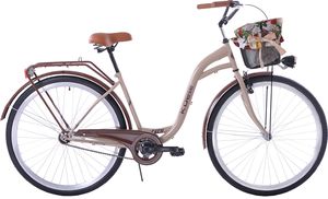 Kozbike Rower miejski damski 28" beżowo-brązowy 1
