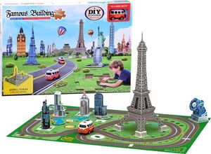 Jokomisiada Puzzle 3D mata wieża Eiffla, Big Ben autko ZA2536 1