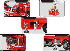 Jokomisiada Klocki konstrukcyjne straż pożarna 751- elm ZA3695 6