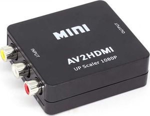 Adapter AV Coil RCA (Cinch) x3 - HDMI czarny (C0328) 1