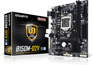 Płyta główna Gigabyte GA-B150M-D2V, B150, DDR4, SATA3, USB 3.0, uATX (GA-B150M-D2V) 1