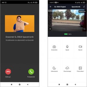 Spacetronik Elektroniczny wizjer z kamerą Wi-Fi Smart Life Tuya Spacetronik SL-DB20 4