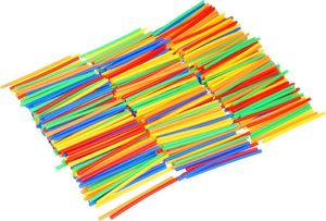 Jokomisiada Kreatywne klocki rurki patyczki 1000-ele ZA3672 6