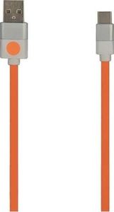 Kabel USB Vega USB-A - USB-C 1 m Pomarańczowy (TYP-C Origami Orange) 1