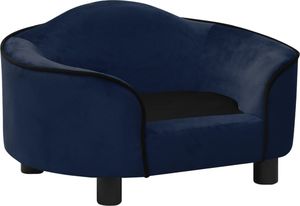 vidaXL Sofa dla psa, niebieska, 67x47x36 cm, pluszowa (171088) - 171088 5