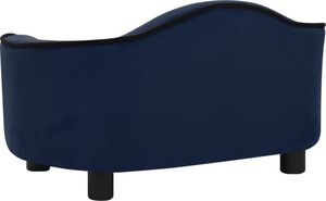 vidaXL Sofa dla psa, niebieska, 67x47x36 cm, pluszowa (171088) - 171088 7