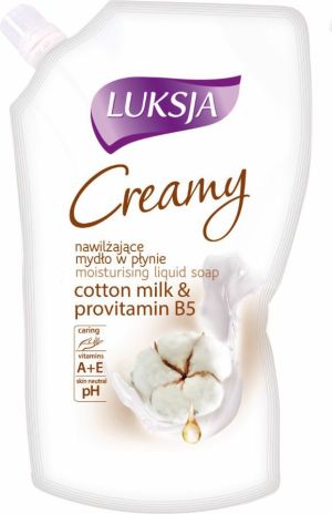 Luksja Mydło w płynie Creamy Cotton Milk&Provitamin B5 400ml 1