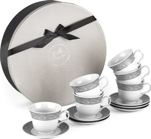Tadar Komplet filiżanek Tadar Bella Feguro Grigio 250 ml 6 szt. () - 5903313421836 1