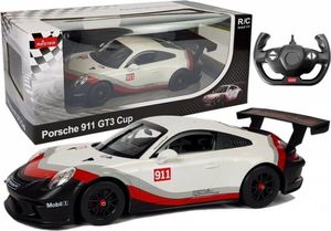 Rastar Auto R/C Porsche 911 GT3 CUP Rastar 1:14 Białe na pilota () - 1609611 1