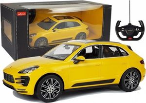 Rastar Auto R/C Porsche Macan Rastar 1:14 Żółte na pilota () - 1609613 1