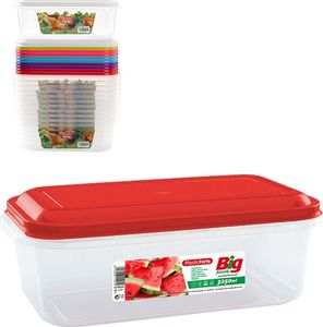 Plastic Forte Pojemnik plastikowy Plastic Forte 3,25 l prostokątny () - 8414926112914 1