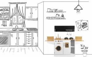 Ricokids Kuchnia drewniana dla dzieci RC-836 11