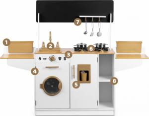 Ricokids Kuchnia drewniana dla dzieci RC-836 14
