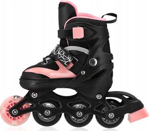 Rolki Spokey Quattro 4w1 z wymienną płozą regulowane różowe r. 34-37 4
