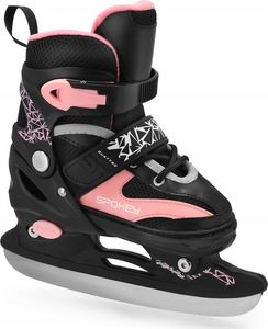 Rolki Spokey Quattro 4w1 z wymienną płozą regulowane różowe r. 34-37 8