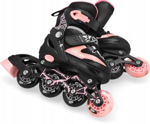 Rolki Spokey Quattro 4w1 z wymienną płozą regulowane różowe r. 34-37 10