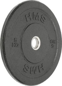 HMS Talerz Olimpijski Bumper 5 Kg Czarny (CHTBR05) 2