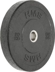 HMS Talerz Olimpijski Bumper Czarny 20 Kg 2