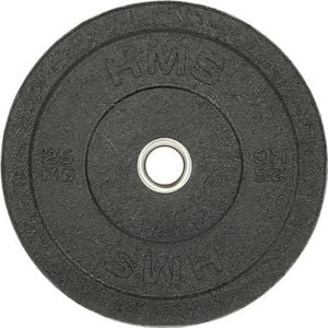 HMS Talerz Olimpijski Bumper Czarny 25 Kg 1