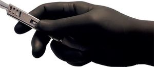 Zarys Zarys easyCARE - Rękawice diagnostyczne, nitrylowe, bezpudrowe, czarne - M 2